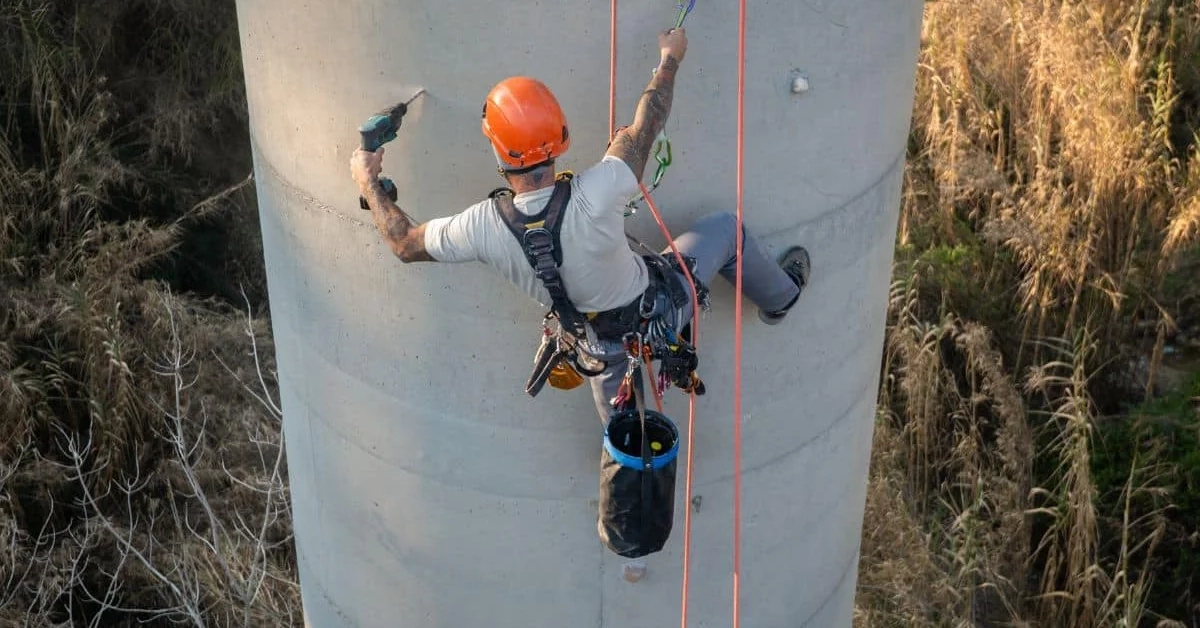 ایمنی کار در ارتفاع در پروژه‌های صنعتی و ساختمانی