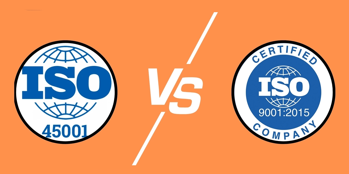 تفاوت بین ISO 45001 و ISO 9001 چیست؟