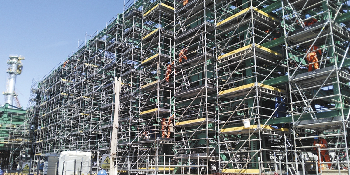 مقایسه واقعی راپل صنعتی و داربست در تعمیرات پالایشگاهی